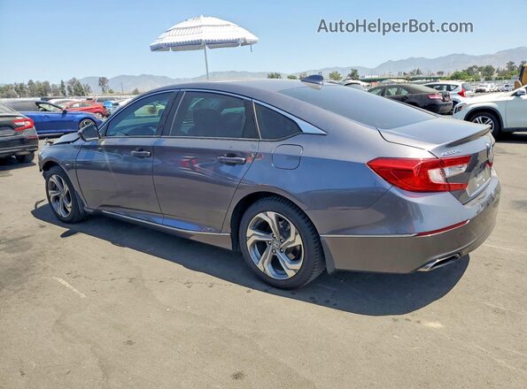 1HGCV2F50JA014863 2018 HONDA ACCORD Gray უკანა მარცხენა