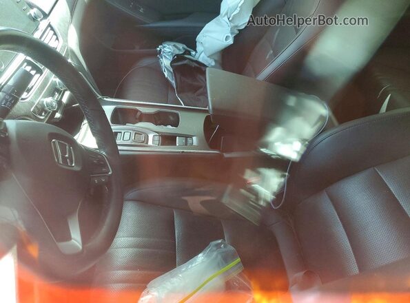 1HGCV2F52KA007589 2019 HONDA ACCORD Black Vista interior delantera