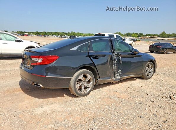 1HGCV2F52KA007589 2019 HONDA ACCORD Black Trasero derecho