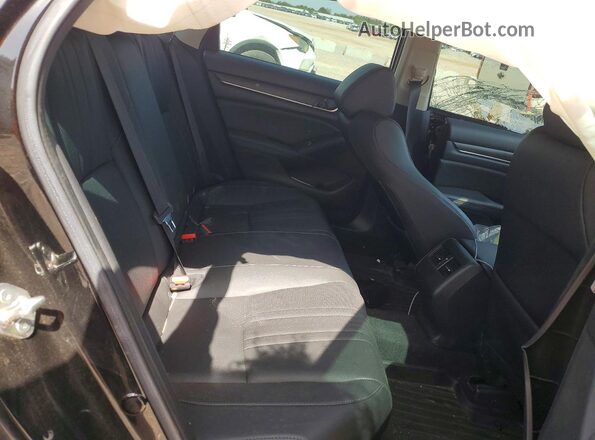 1HGCV2F52KA007589 2019 HONDA ACCORD Black Vista de los asientos traseros