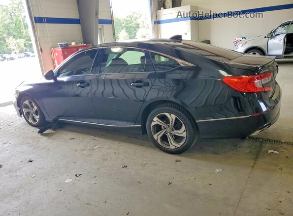 1HGCV2F53JA020558 2018 HONDA ACCORD Black Rear left