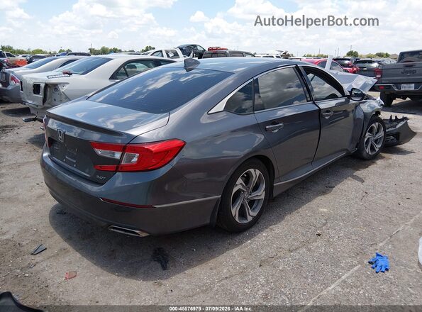 1HGCV2F53JA024335 2018 HONDA ACCORD Gray Հետևի աջ