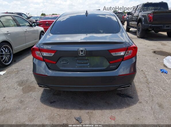 1HGCV2F53JA024335 2018 HONDA ACCORD Gray 