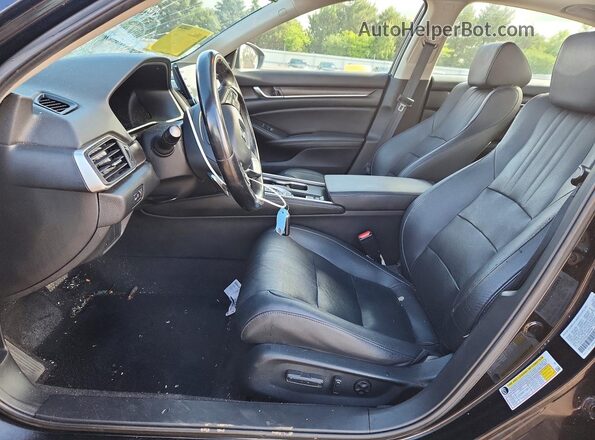 1HGCV2F53LA004783 2020 HONDA ACCORD Black Սալոնի դիմացի տեսք