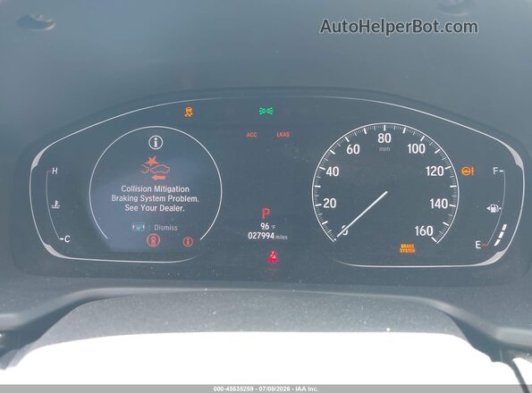 1HGCV2F53LA016318 2020 HONDA ACCORD White Вид задніх сидінь