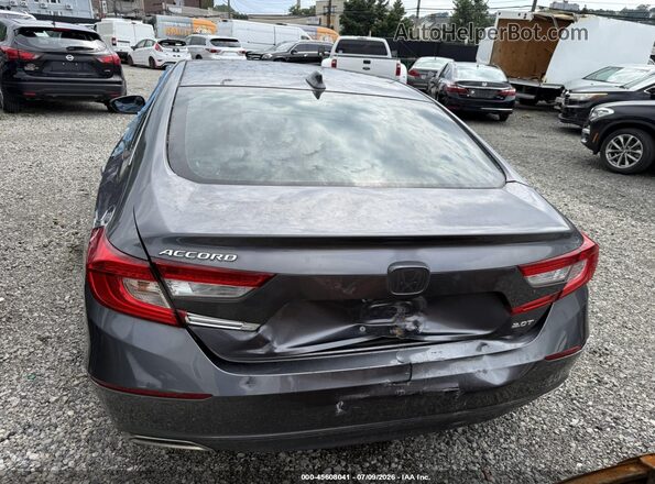 1HGCV2F54JA006443 2018 HONDA ACCORD Gray Vista frontal