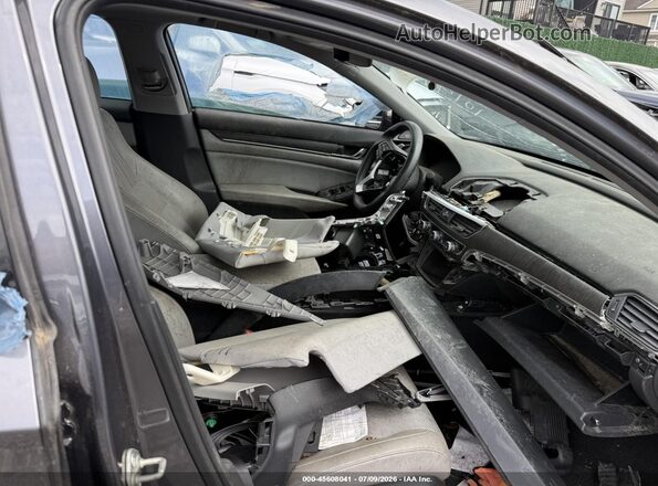 1HGCV2F54JA006443 2018 HONDA ACCORD Gray Vista interior delantera