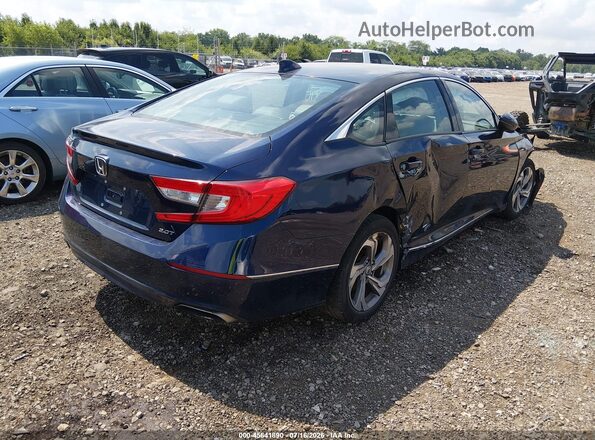 1HGCV2F54JA029348 2018 HONDA ACCORD Blue Tył prawy