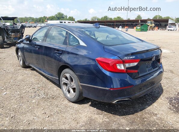 1HGCV2F54JA029348 2018 HONDA ACCORD Blue Tył lewy