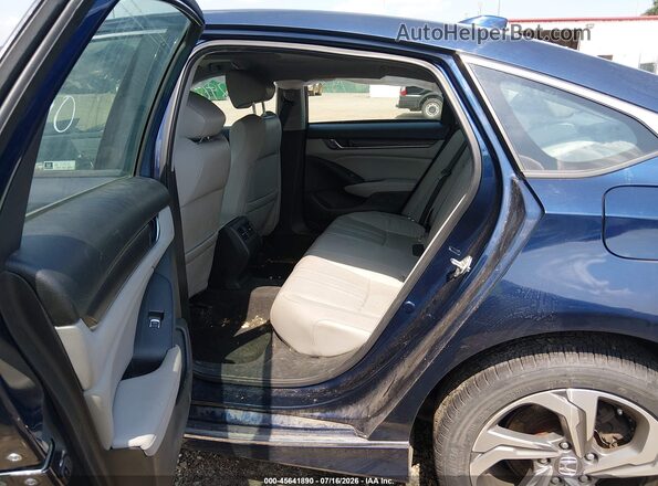 1HGCV2F54JA029348 2018 HONDA ACCORD Blue Widok naklejki z numerem VIN