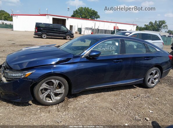 1HGCV2F54JA029348 2018 HONDA ACCORD Blue Widok wnętrza 360 stopni