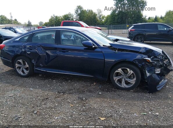 1HGCV2F54JA029348 2018 HONDA ACCORD Blue Widok wnętrza z tyłu