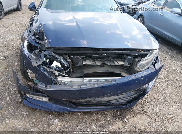 1HGCV2F54JA029348 2018 HONDA ACCORD Blue Widok z przodu