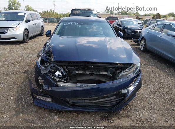 1HGCV2F54JA029348 2018 HONDA ACCORD Blue Widok zestawu wskaźników