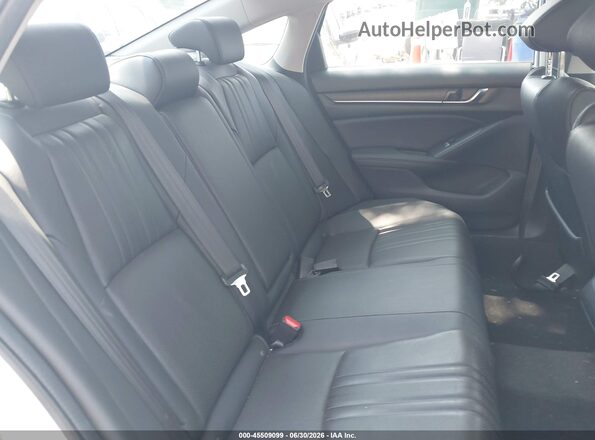 1HGCV2F54KA031747 2019 HONDA ACCORD White Widok naklejki z numerem VIN