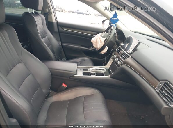 1HGCV2F55JA002692 2018 HONDA ACCORD Black Widok wnętrza z przodu