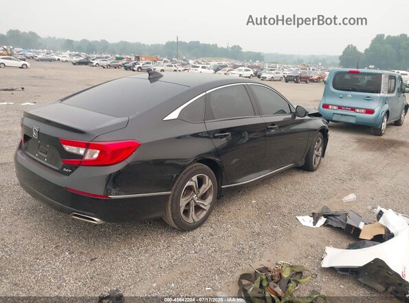 1HGCV2F55JA002692 2018 HONDA ACCORD Black Tył prawy