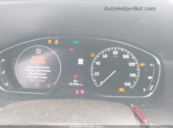 1HGCV2F55JA002692 2018 HONDA ACCORD Black Widok tylnych siedzeń