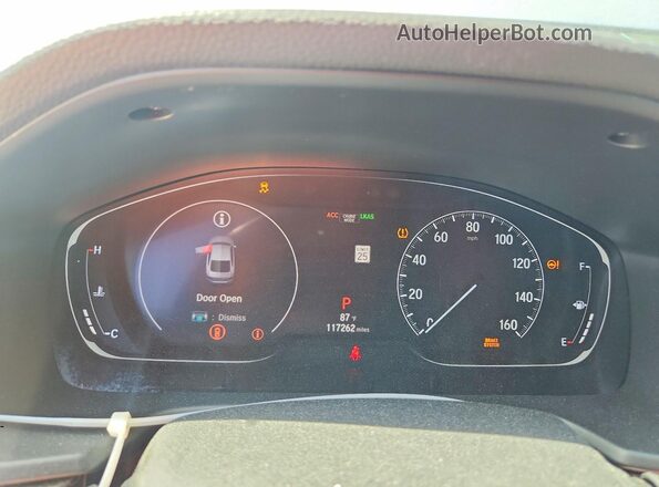 1HGCV2F55JA018651 2018 HONDA ACCORD Silver Widok zestawu wskaźników