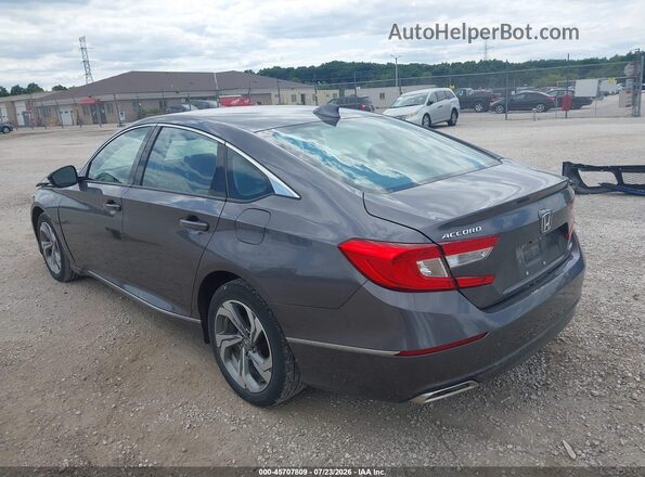 1HGCV2F55KA016450 2019 HONDA ACCORD Gray უკანა მარცხენა
