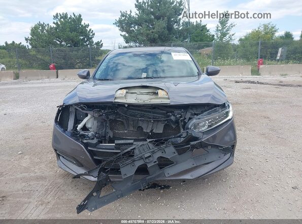1HGCV2F55KA016450 2019 HONDA ACCORD Gray ხელსაწყოთა პანელის ხედი