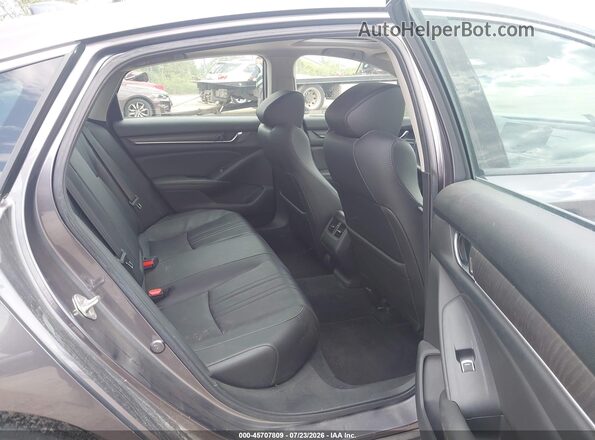 1HGCV2F55KA016450 2019 HONDA ACCORD Gray VIN კოდის სტიკერის ხედი