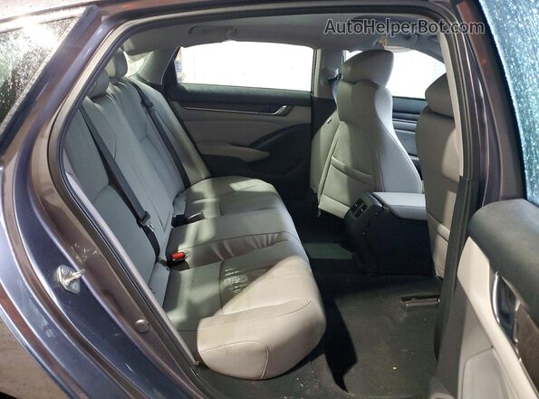 1HGCV2F56JA016116 2018 HONDA ACCORD Gray Հետևի նստատեղերի տեսք
