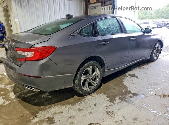 1HGCV2F56JA016116 2018 HONDA ACCORD Gray Հետևի աջ