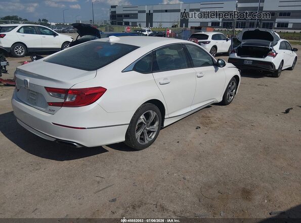 1HGCV2F57JA017825 2018 HONDA ACCORD White Tył prawy