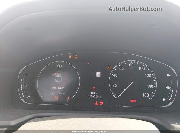 1HGCV2F57JA017825 2018 HONDA ACCORD White Widok tylnych siedzeń