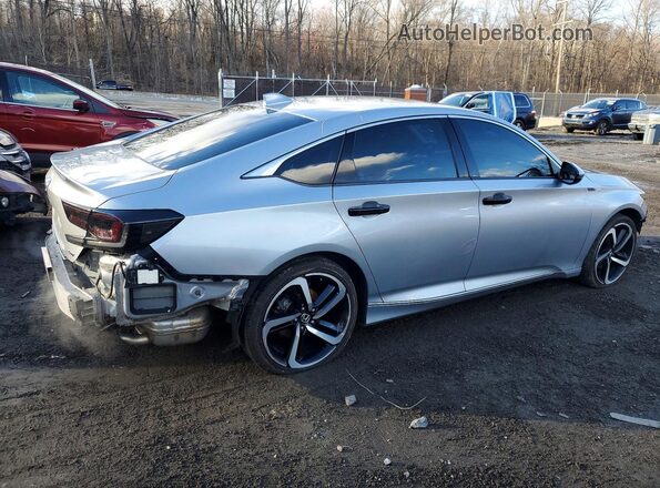 1HGCV2F58JA001925 2018 HONDA ACCORD Silver Հետևի աջ