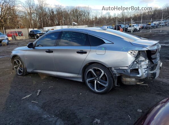 1HGCV2F58JA001925 2018 HONDA ACCORD Silver Հետևի ձախ