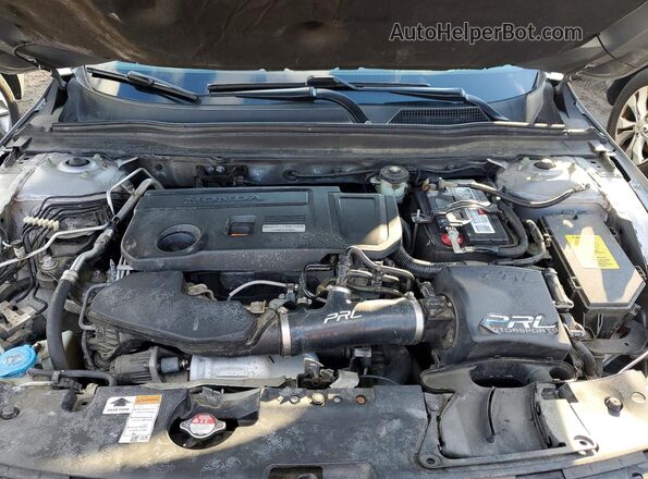 1HGCV2F58JA001925 2018 HONDA ACCORD Silver Սալոնի հետևի տեսք