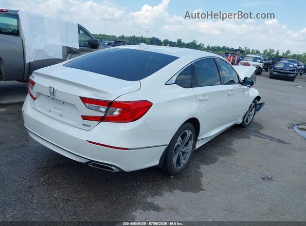 1HGCV2F58JA019471 2018 HONDA ACCORD Белый Задняя правая четверть