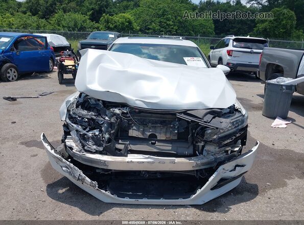 1HGCV2F58JA019471 2018 HONDA ACCORD Белый Вид спереди
