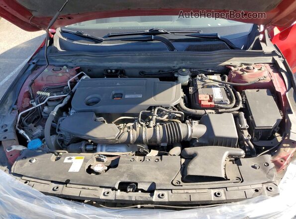 1HGCV2F59JA009550 2018 HONDA ACCORD Maroon უკანა სალონის ხედი
