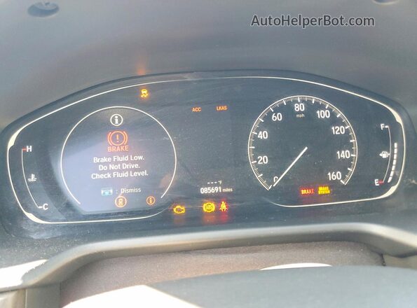 1HGCV2F59JA009550 2018 HONDA ACCORD Maroon ხელსაწყოთა პანელის ხედი
