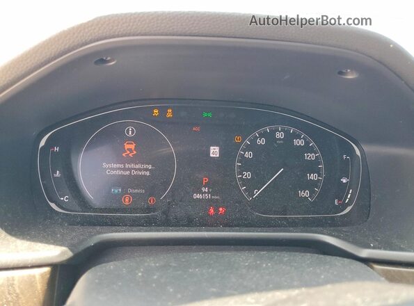 1HGCV2F59KA009274 2019 HONDA ACCORD Black ხელსაწყოთა პანელის ხედი