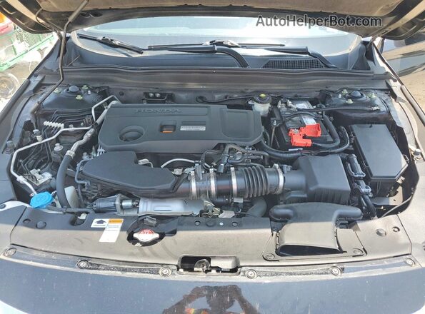 1HGCV2F59KA009274 2019 HONDA ACCORD Black უკანა სალონის ხედი