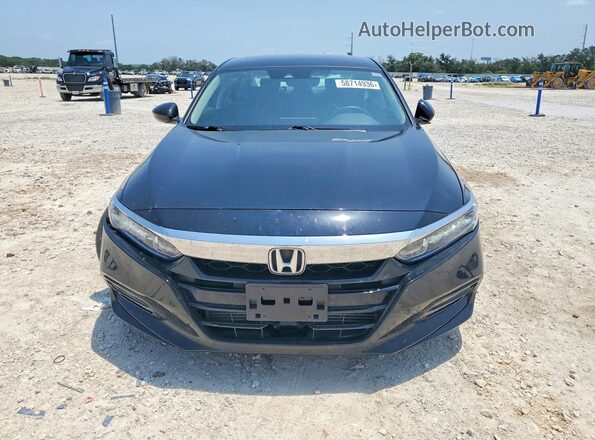 1HGCV2F59KA009274 2019 HONDA ACCORD Black წინა ხედი