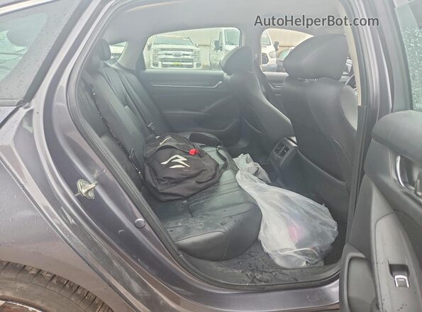 1HGCV2F59KA010733 2019 HONDA ACCORD Gray Вид задніх сидінь