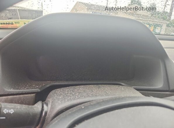 1HGCV2F59KA010733 2019 HONDA ACCORD Gray Вид щитка приладів