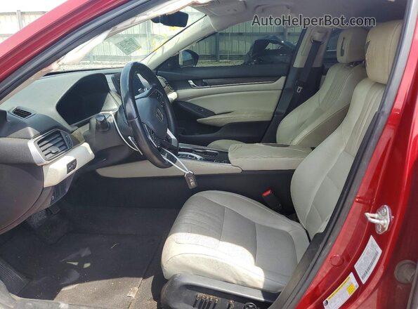 1HGCV2F5XJA006172 2018 HONDA ACCORD Red Vista interior delantera