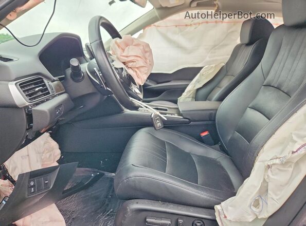 1HGCV2F5XKA013494 2019 HONDA ACCORD Gray წინა სალონის ხედი