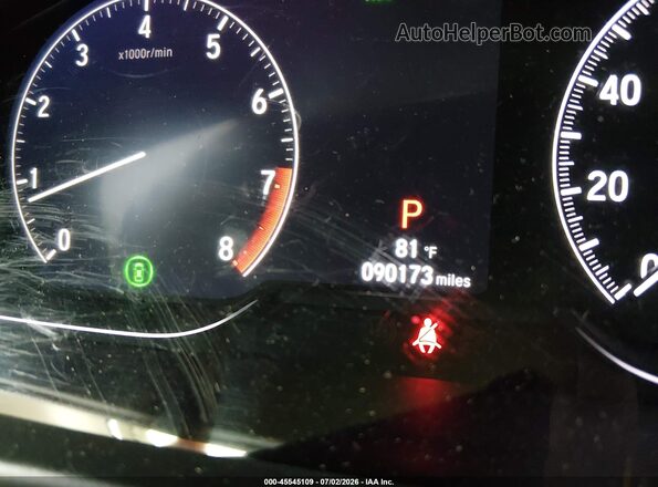 1HGCV2F60JA037620 2018 HONDA ACCORD Бежевый 