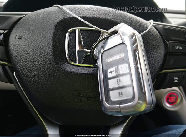 1HGCV2F60JA037620 2018 HONDA ACCORD Бежевый Вид панели приборов