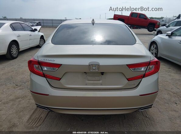 1HGCV2F60JA037620 2018 HONDA ACCORD Бежевый 