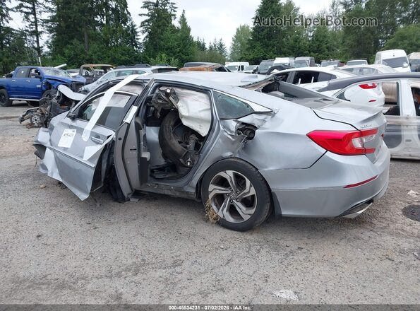 1HGCV2F62JA025808 2018 HONDA ACCORD Silver Rear left