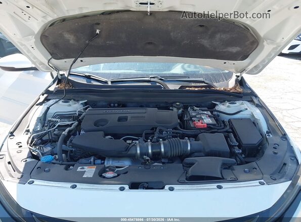 1HGCV2F90KA029187 2019 HONDA ACCORD White Вид ззаду