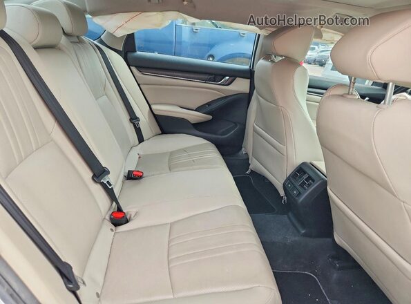 1HGCV2F90MA009962 2021 HONDA ACCORD White უკანა სავარძლების ხედი